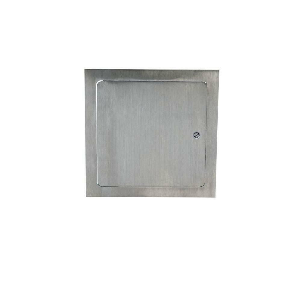 Elmdor Wall/Ceiling Access Panel Stainless Steel Key Lock 12 in. W x 12