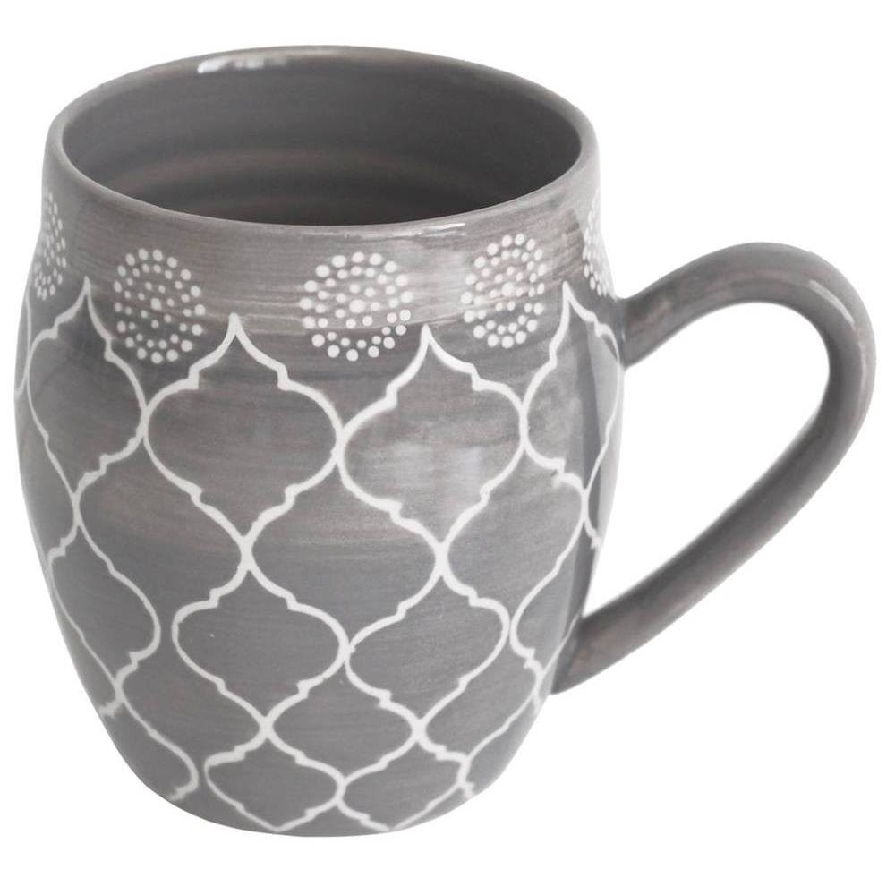 Baum 16 Piece Moroccan Grey Dinnerware Set WGL03