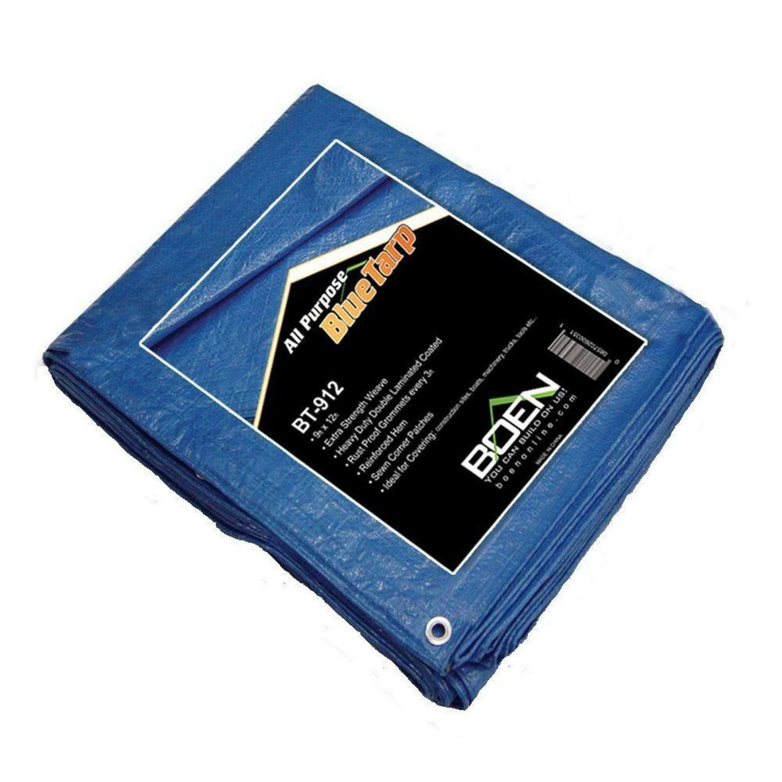 Boen All Purpose Blue Tarp 20& x 40& WGL03