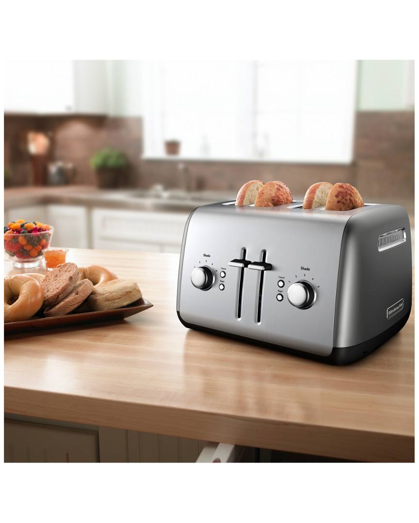 KitchenAid KMT4116CU 4Slice Toaster Contour Silver 16.5x22 WGL03