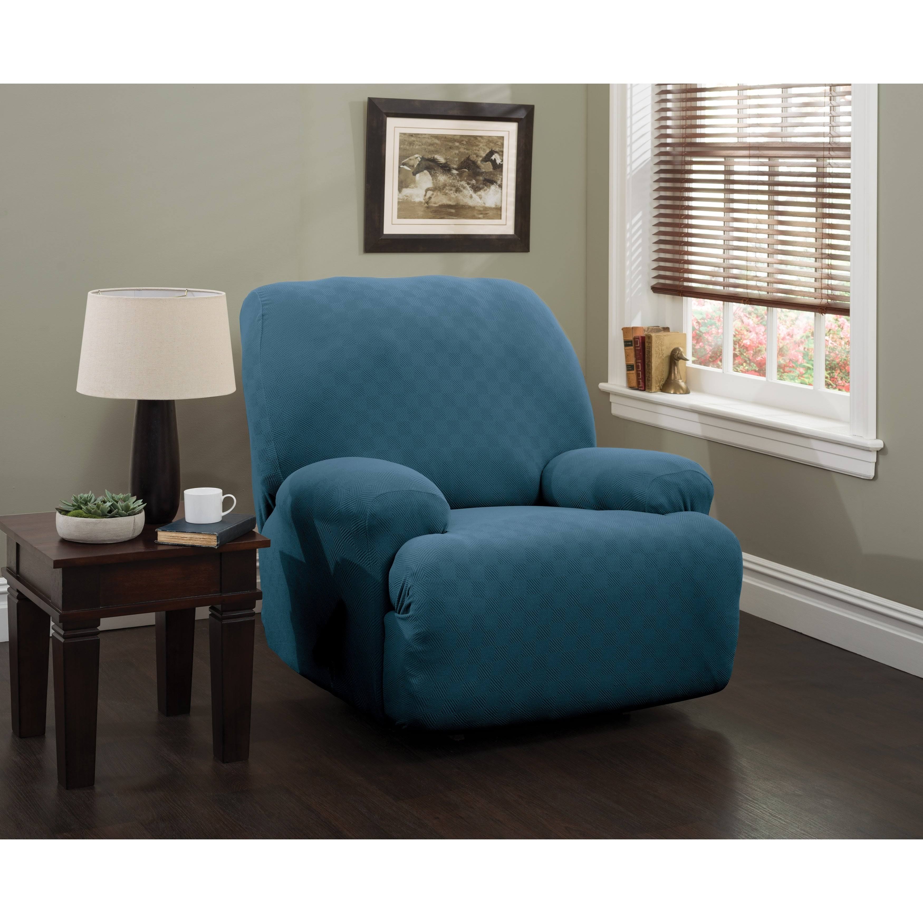 Stretch Sensations Brick Newport Jumbo Recliner Stretch Slipcover WGL03