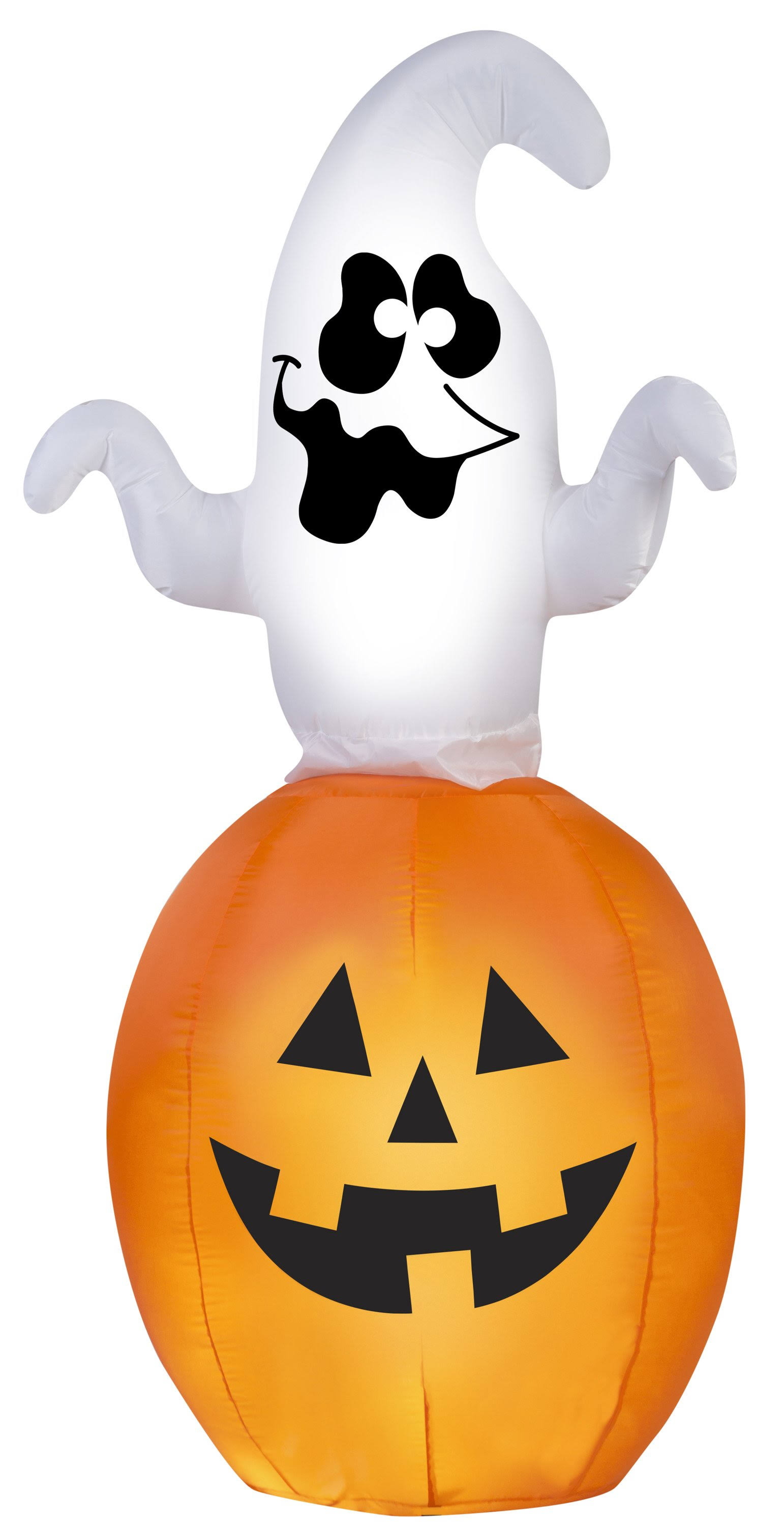 Animated Airblown Spinning Ghost in Pumpkin - WGL-03