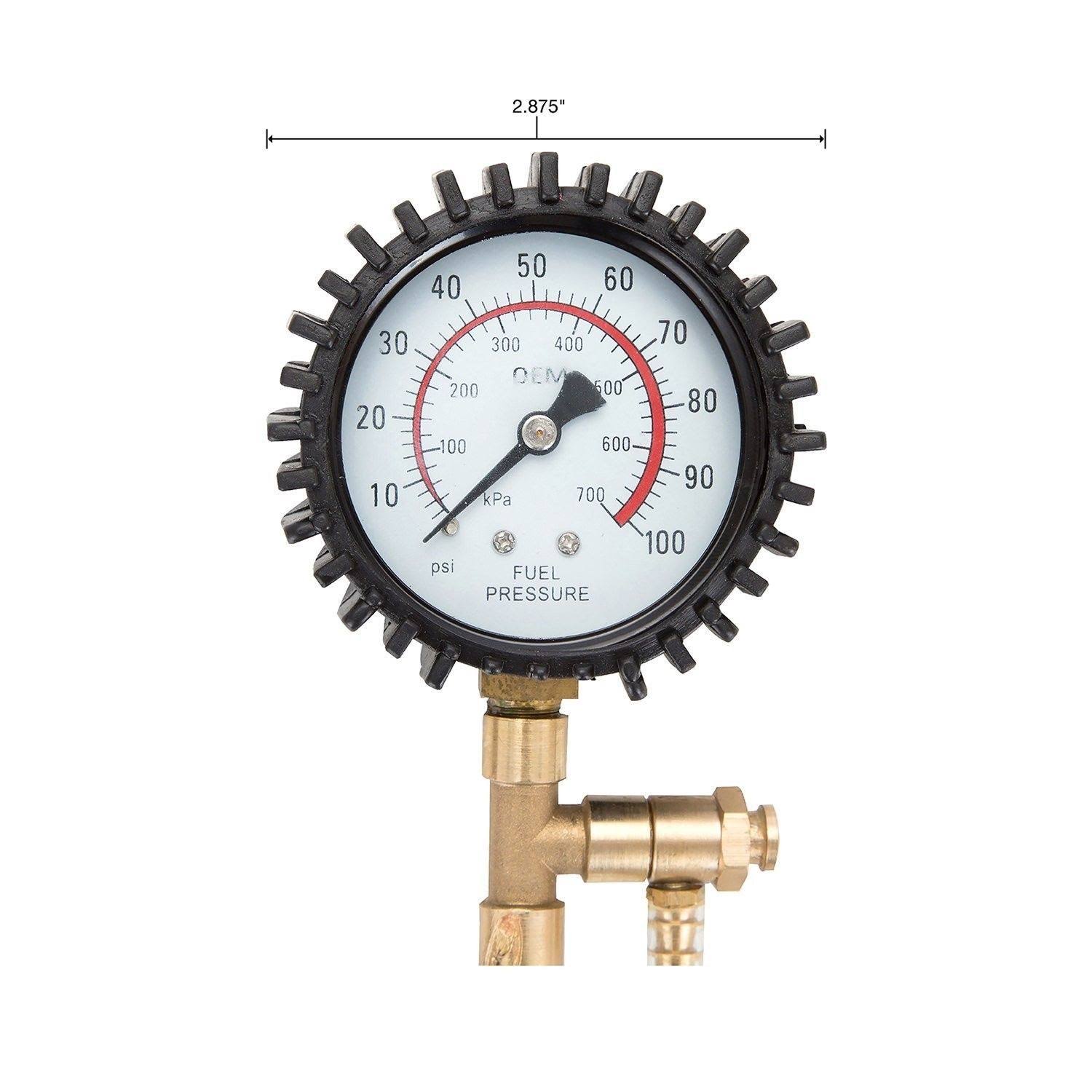 OEMTOOLS 27167 Fuel Pressure Test Kit WGL03