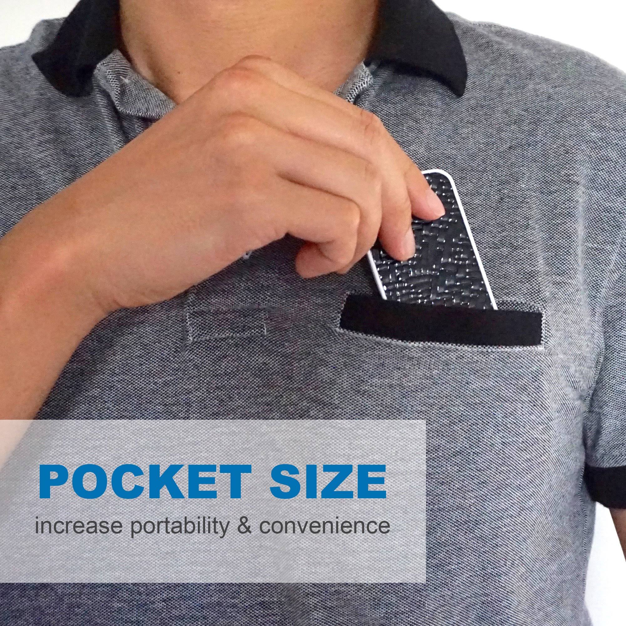 Fancii LED Lighted Slide Out Pocket Magnifying Glass 10x 20X and 30X