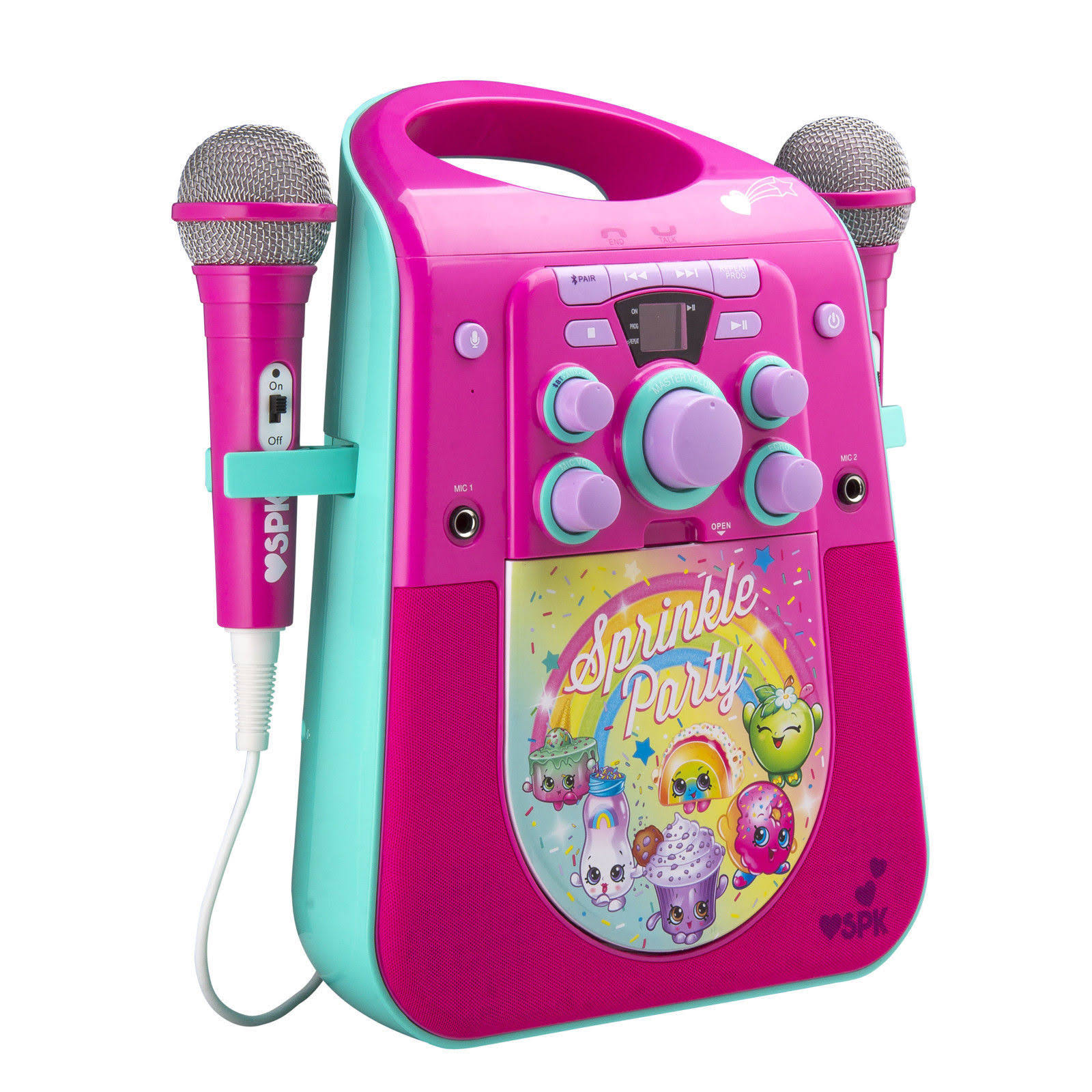 Shopkins Portable Singing Karaoke Musical Instrument Kids Audiomachine ...