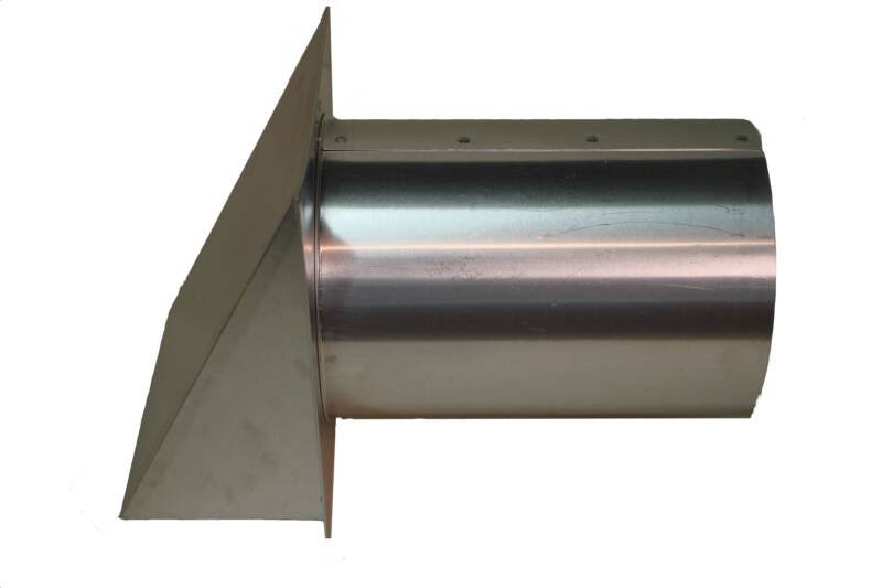 Metal Dryer Vent with Spring Loaded Damper and Proven Hood Design 3