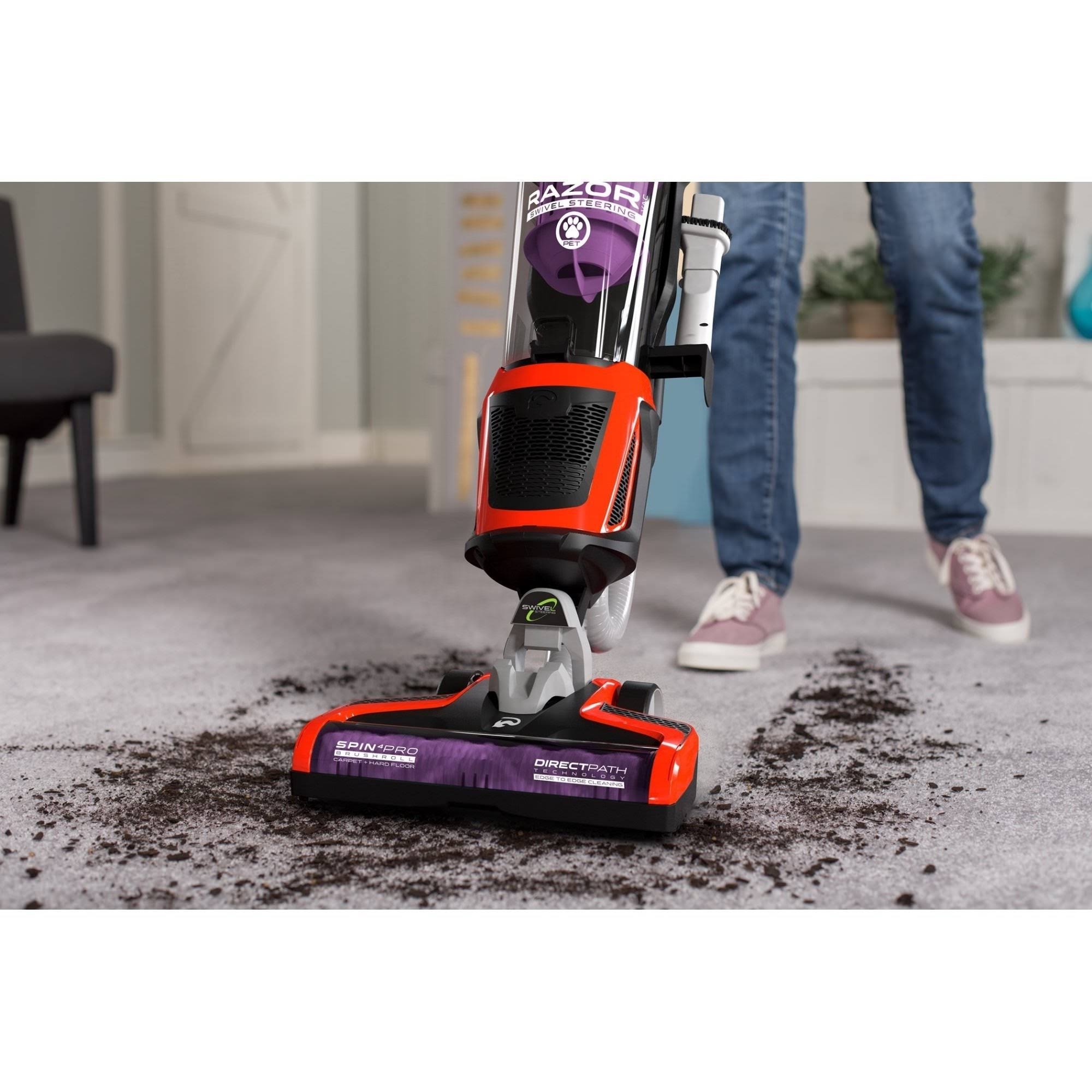 Dirt Devil UD70355B Razor Pet Bagless Upright Vacuum WGL03