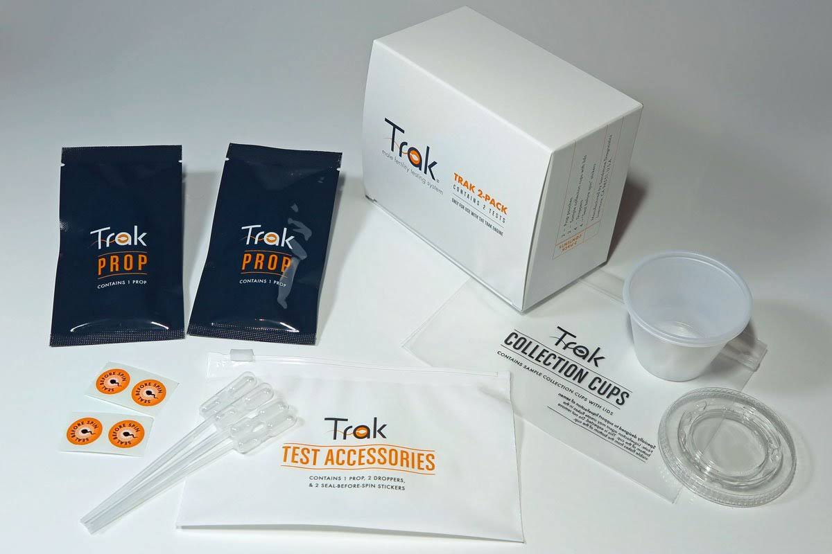 Trak at Home Male Fertility Sperm Test Refill Kit with 2 Tests (HSA/FSA