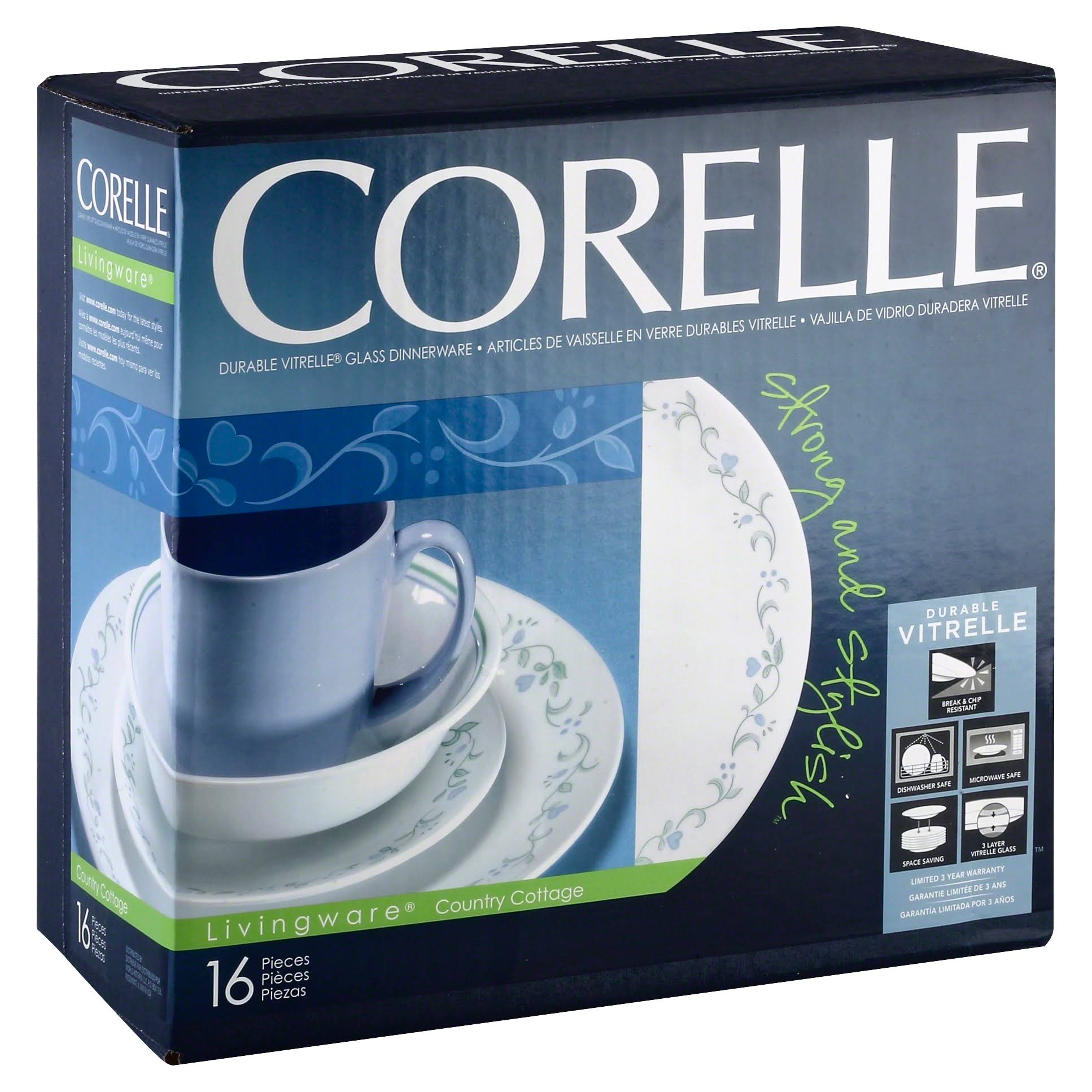 Corelle Livingware Country Cottage 16-pc Dinnerware Set ...