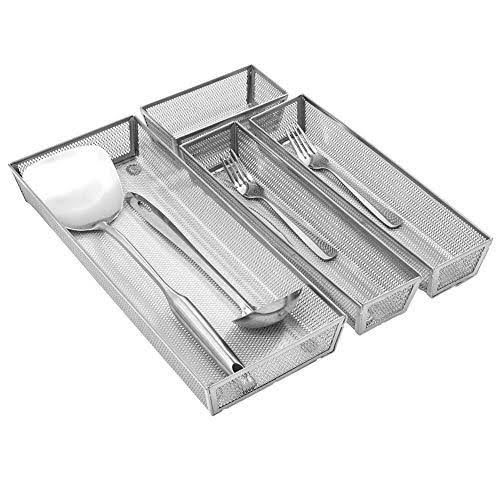 Furniture Life Expandable Kitchen Drawer Organizer 4 SEPARATE