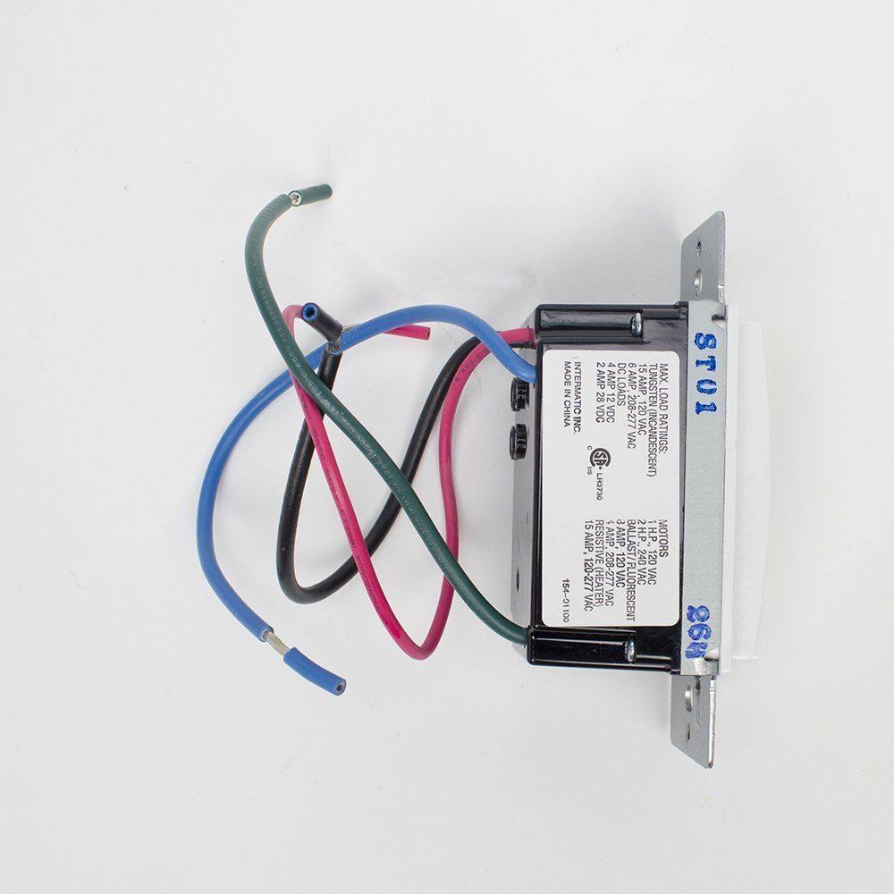 Intermatic ST01 7 Day Programmable in Wall Digital Timer Switch for