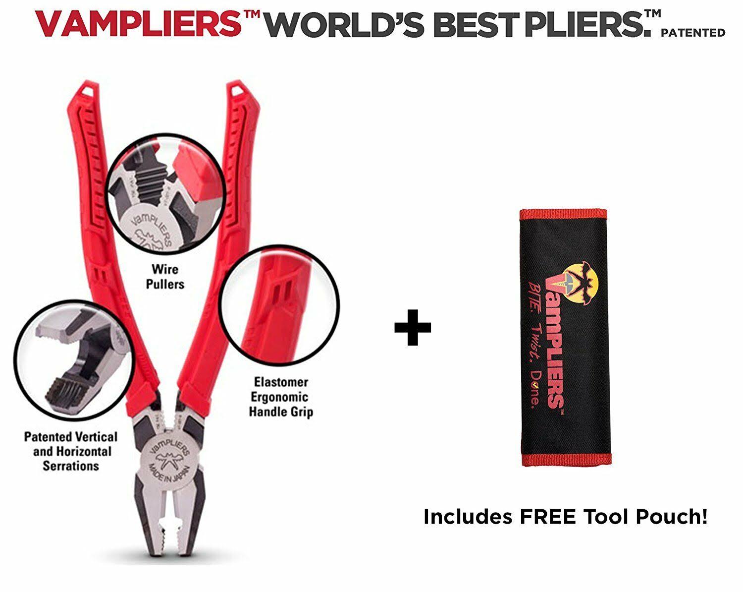 VAMPLIERS. World&s Best Pliers! Pro 8& Screw Extraction Lineman’s