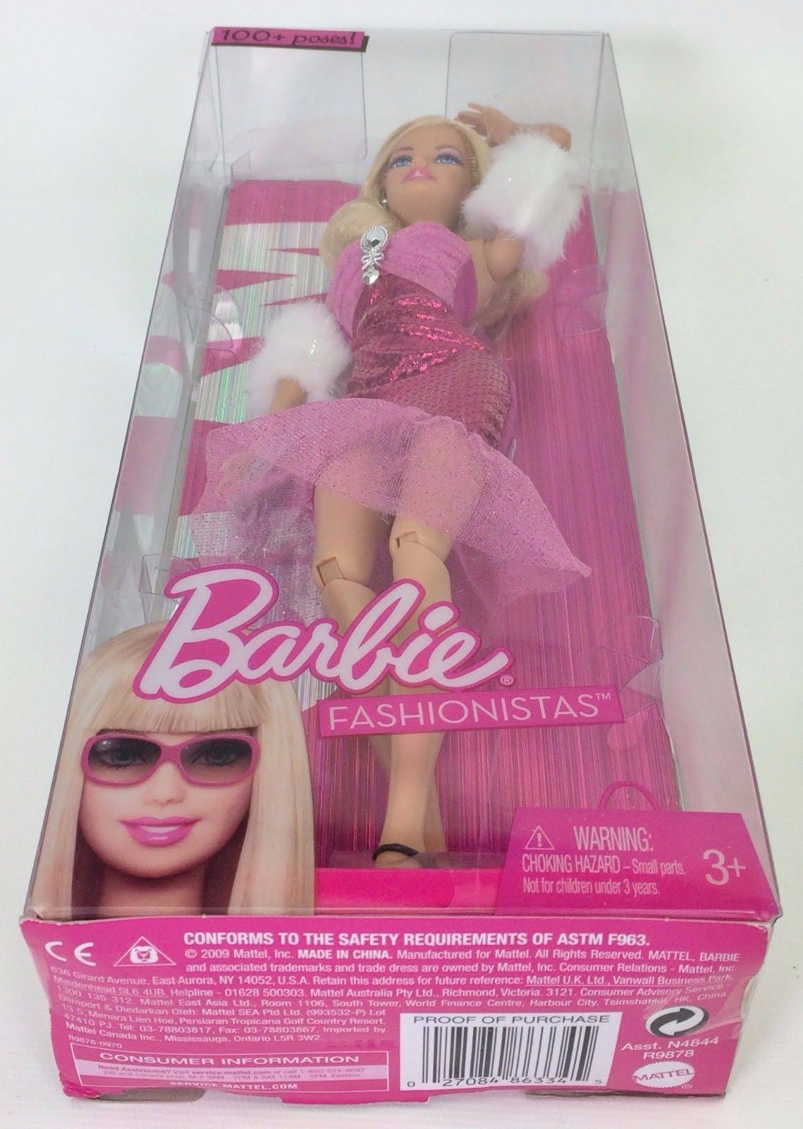 Barbie Fashionistas Glam Doll - WGL-03