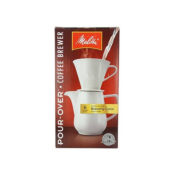 Melitta 640476 Procelain Carafe Set Singlepack (2Pack) 6 Cup