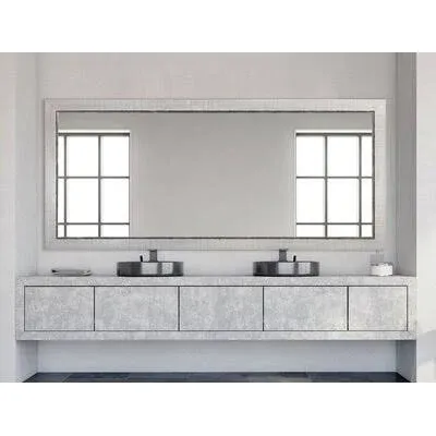 Susanna Modern U0026 Contemporary Bathroom Vanity Mirror Ebern Designs Size 47x22 H X 38 5x22 W Travetz Vanity Mirror Ebern Designs Size, Modern Contemporary Bathroom Vanity Mirror
