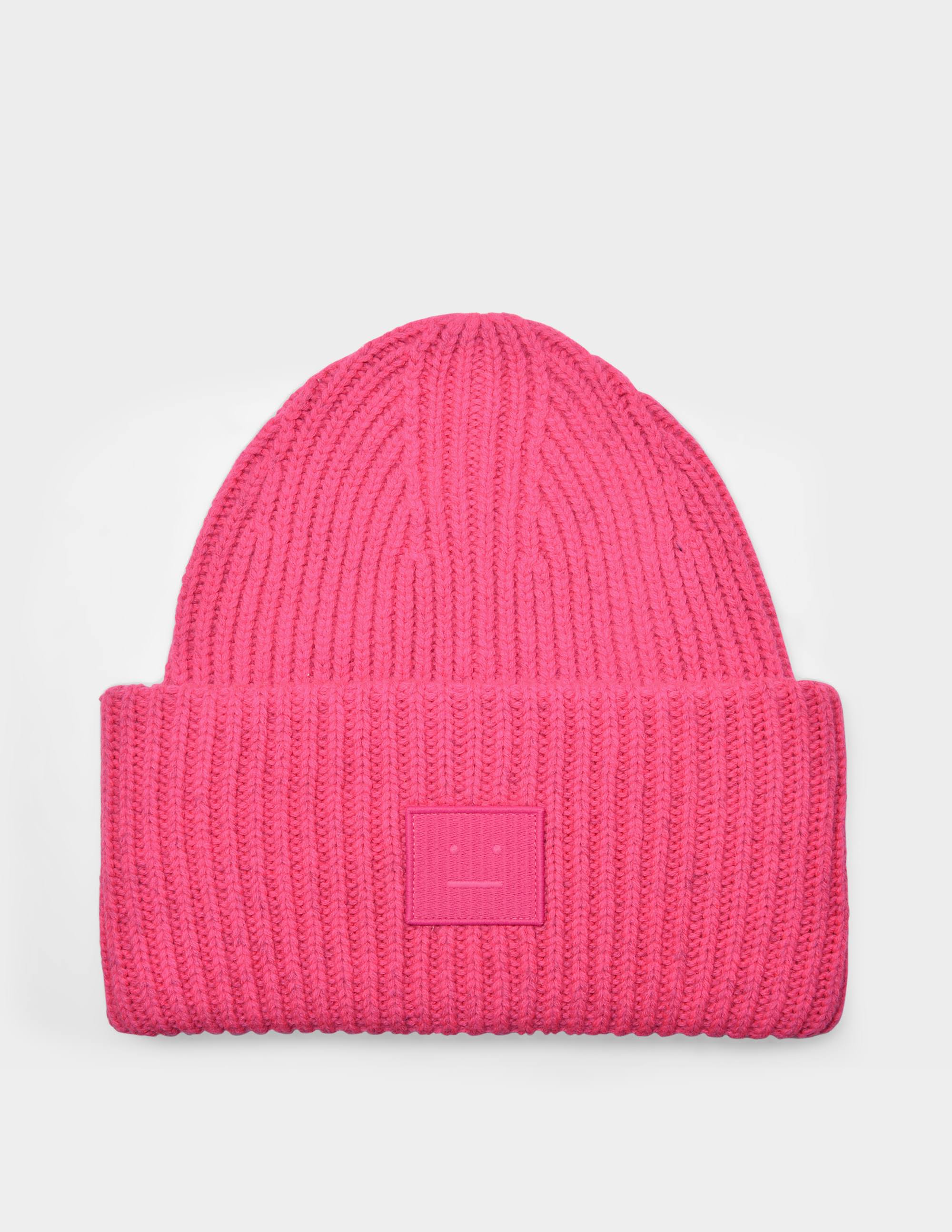 Acne Studios Pansy N Face Beanie Hat in 