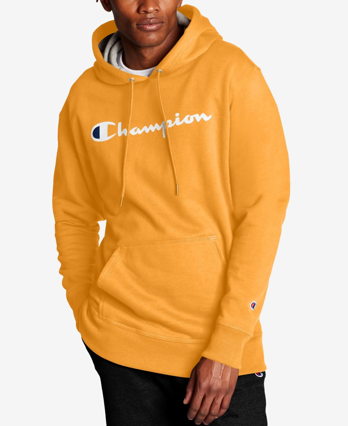 champion team gold hoodie