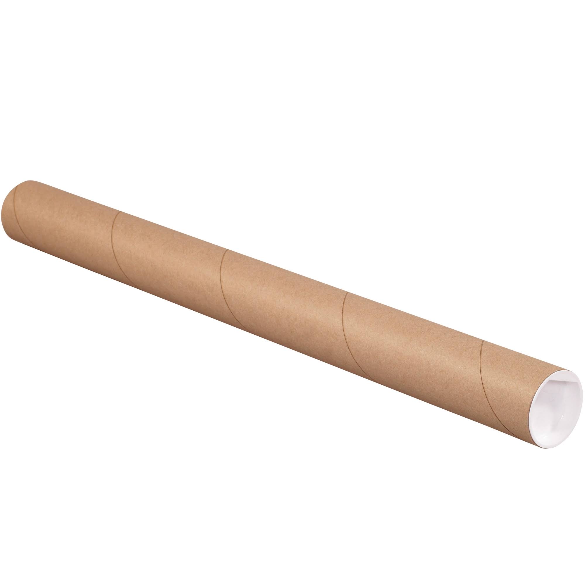 Mailing Tubes with Caps 2x22 x 22x22 Kraft 50/Case Nvilo