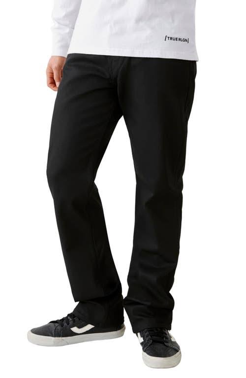 True Religion Ricky No Flap Pocket Straight Leg Jeans, Size 33 in 2SB