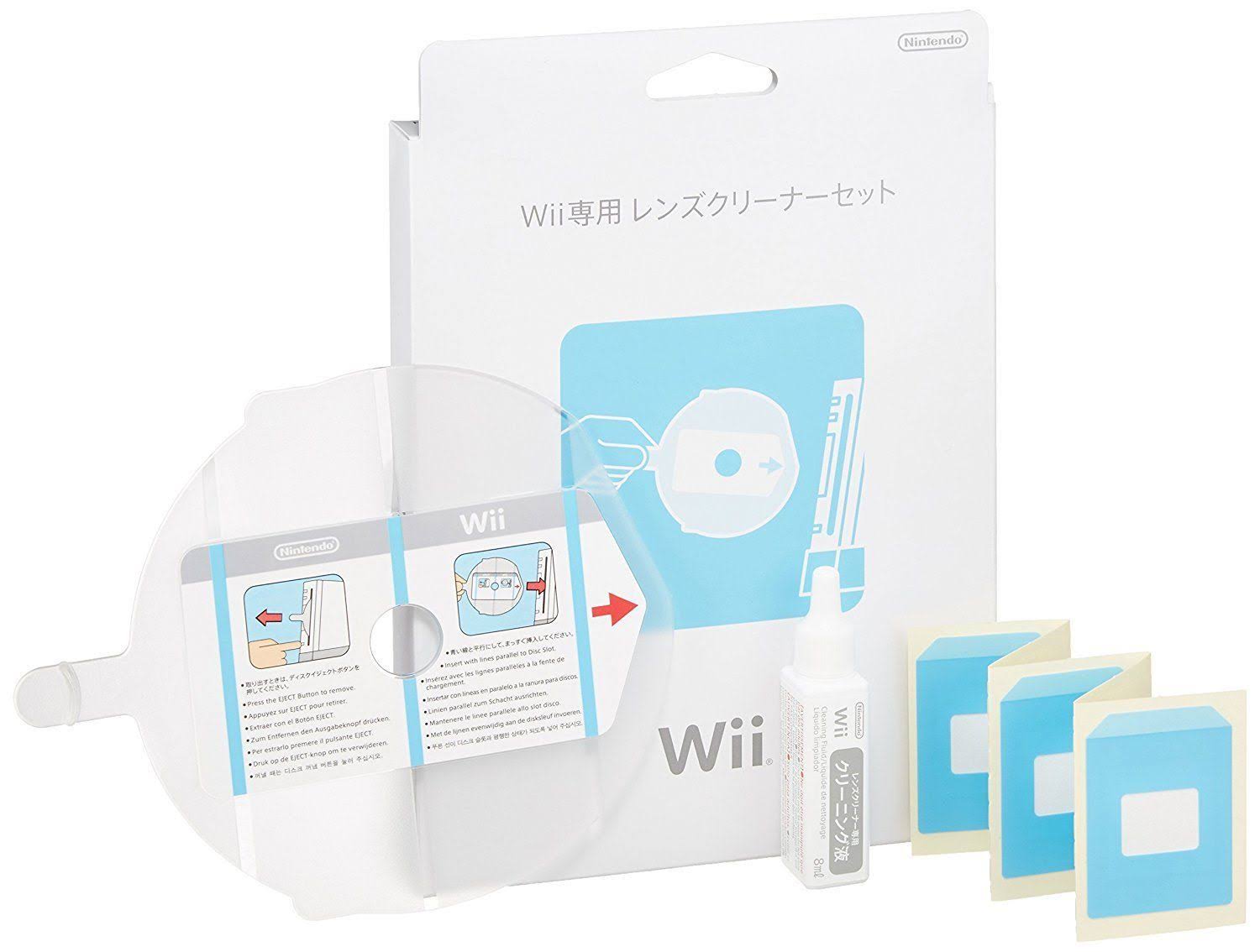 Nintendo Official Wii Lens Cleaner Set Cleaning Kit Nvilo