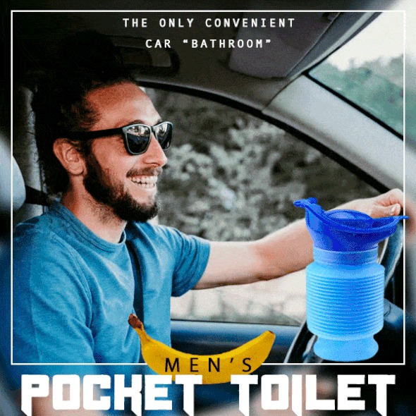 Early Summer Hot Sale 48% OFF - Men's Pocket Toilet(BUY 2 GET 1 FREE NOW)