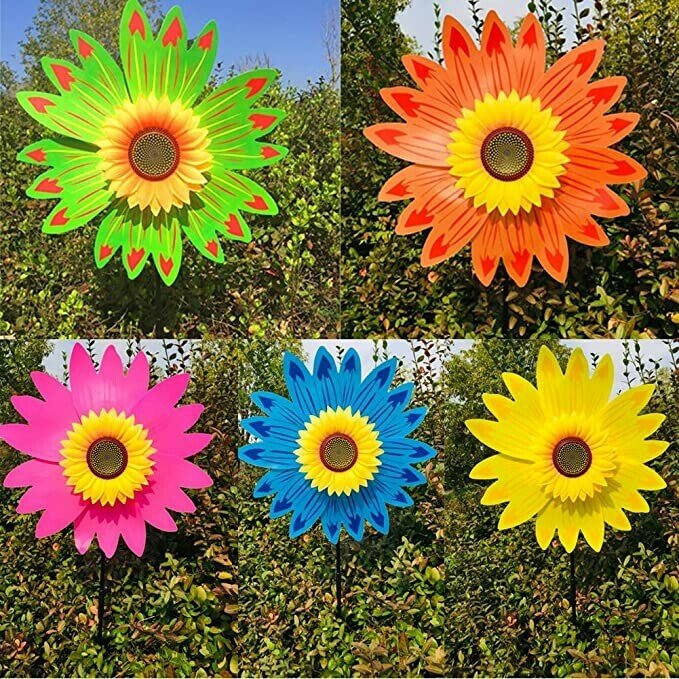 Sunflower Lawn Pinwheels