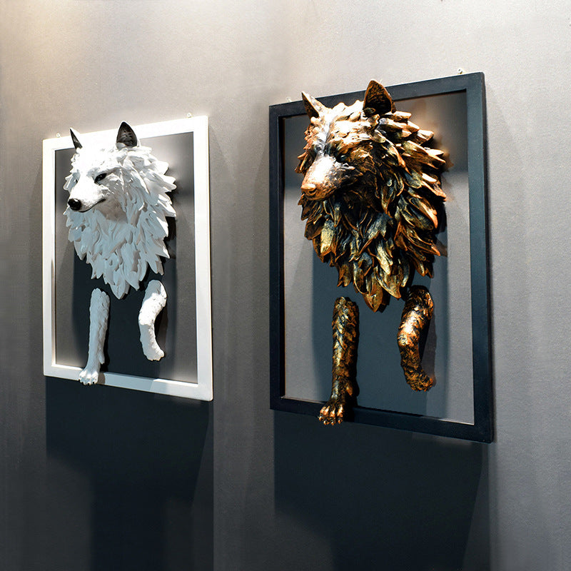 3D Wolf Wall Decor