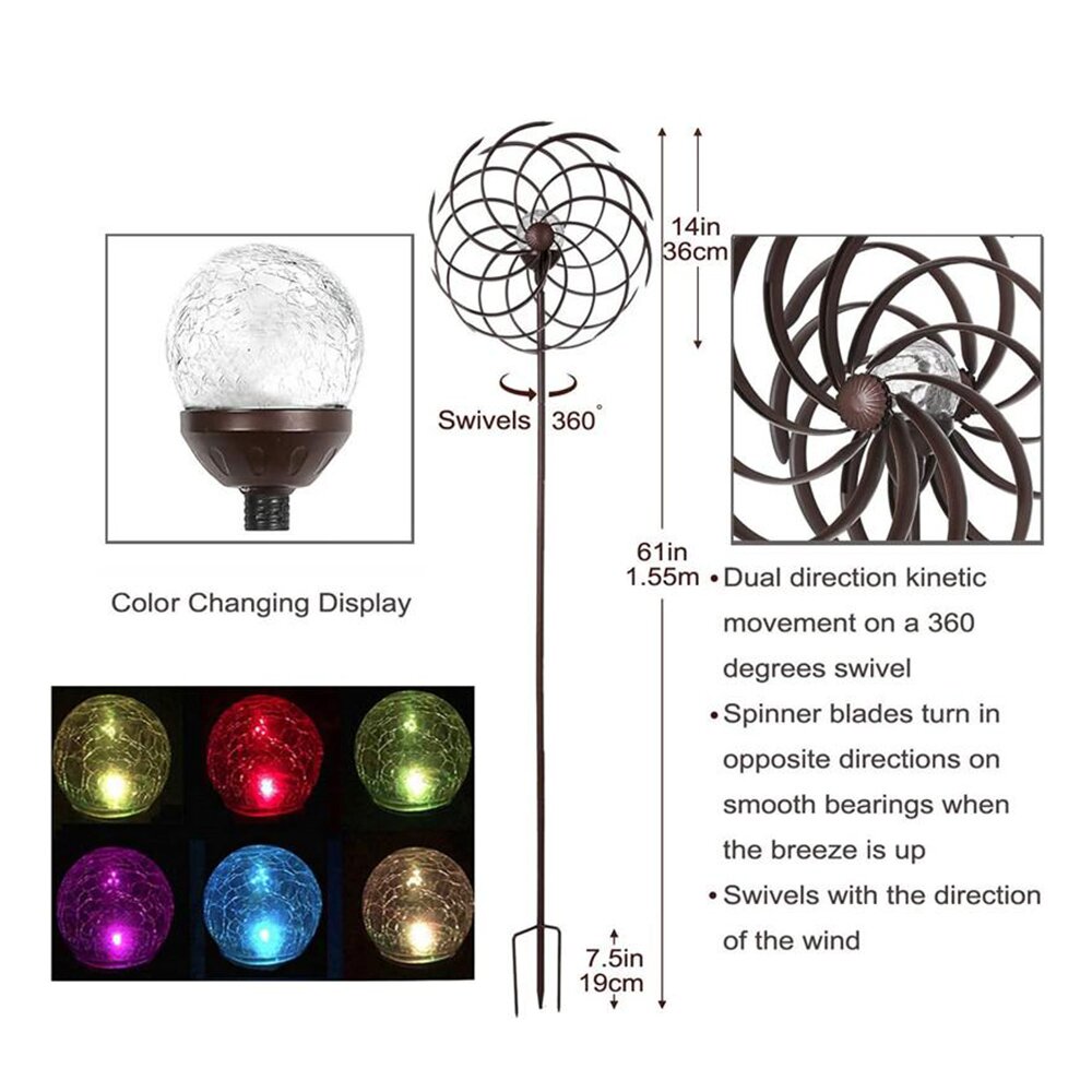 Double Spiral Solar Wind Spinner