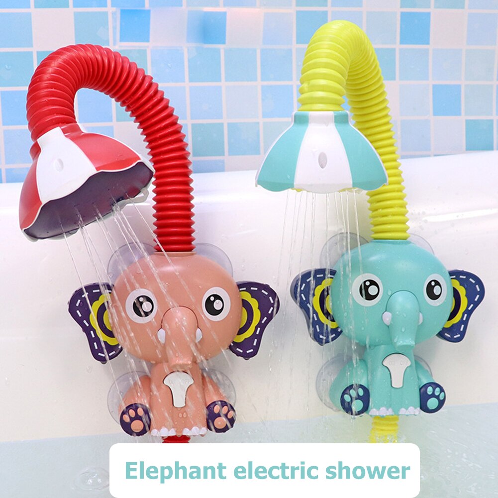 Cool Baby Cute Elephant Sprinkler Bath Toy,Electric Elephant Baby Show