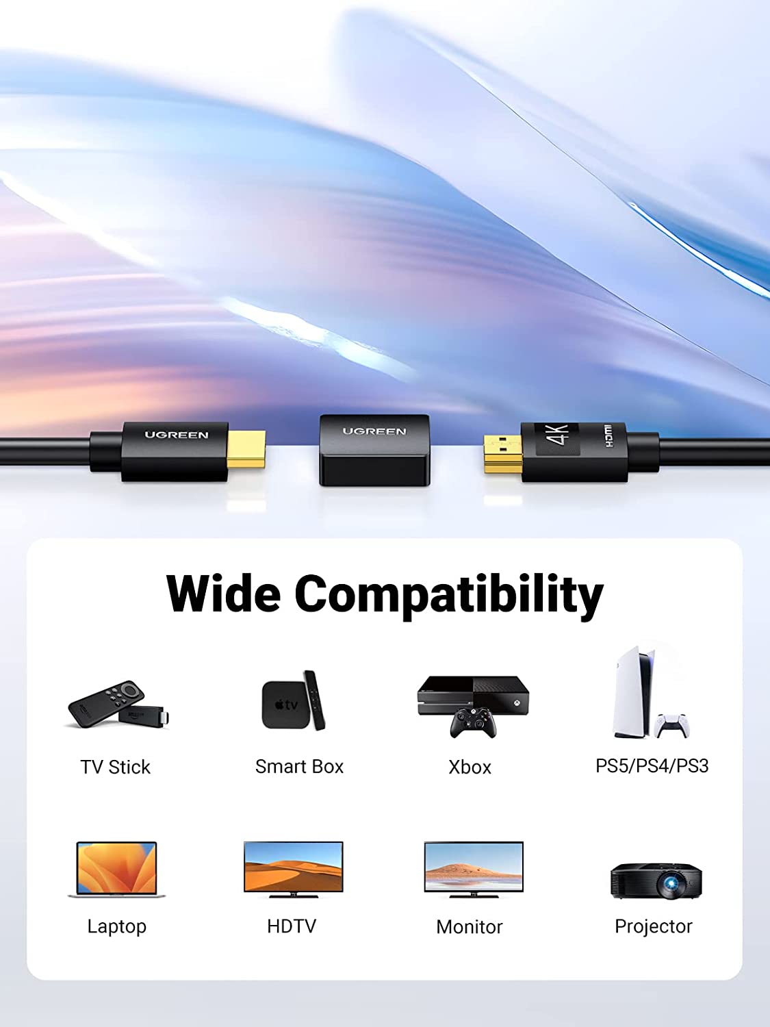 UGREEN HDMI Coupler 2 Pack