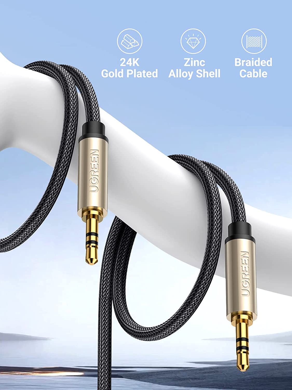 UGREEN 3.5mm Audio Cable Hi-Fi Stereo