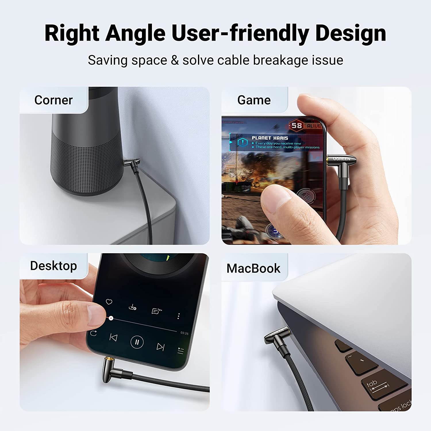 UGREEN Headphone Extension Cable