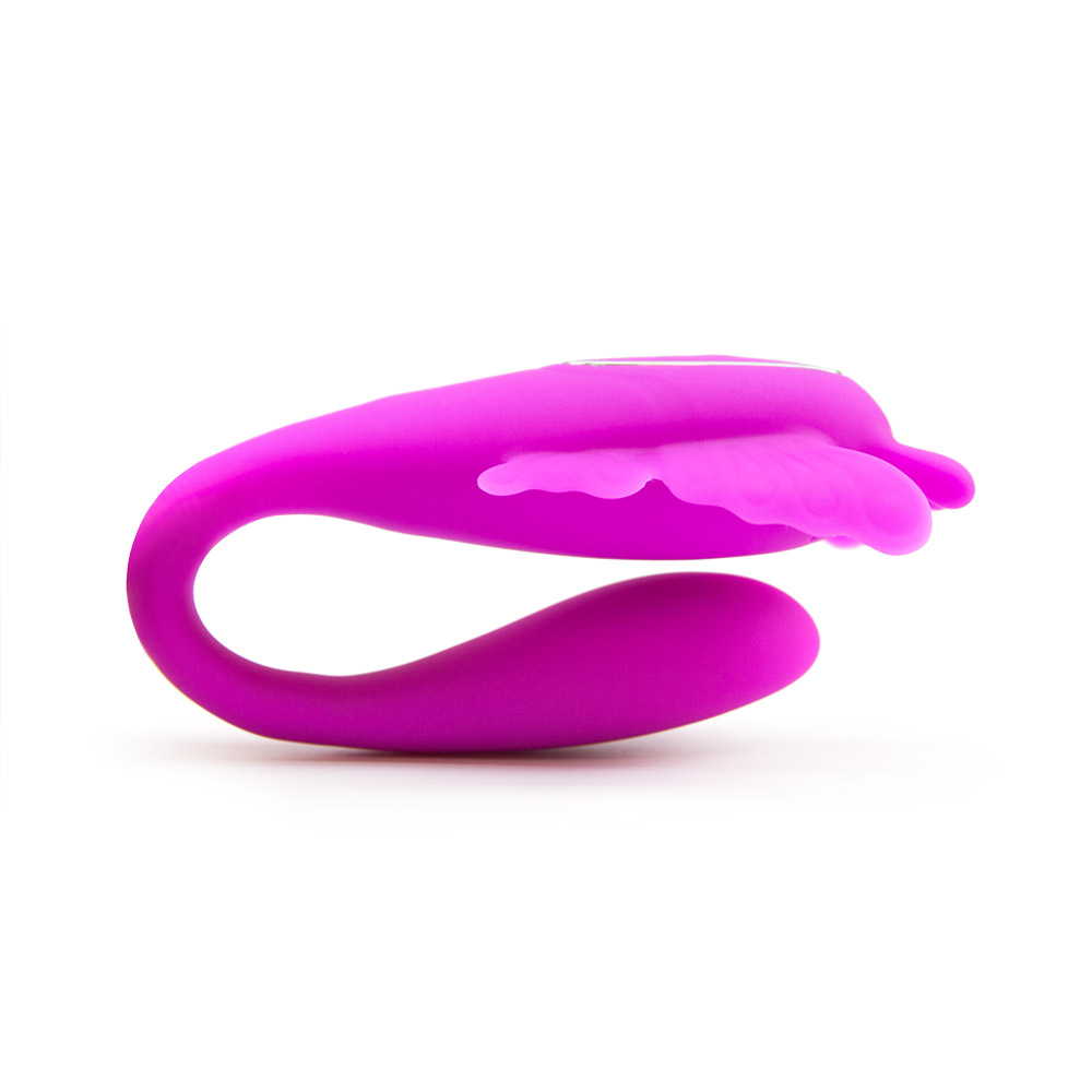 Night flight Remote control C-shape vibe for couples