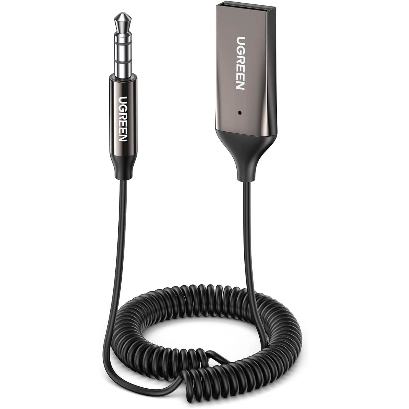 UGREEN Aux to Bluetooth 5.0 Adapter 3.5mm Bluetooth Receiver