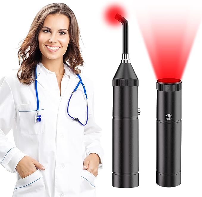 2023Newest Model Red Light Therapy Device Enhanced Strong Energy Red Infrared Light Wand for Body Pain Relief Healing,Suitable for Gift for Women Men Elders Dogs, 940nm 850nm 830nm 660nm