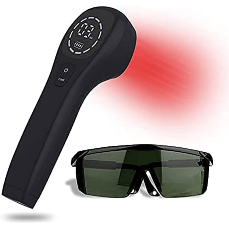 Cold Laser Human/Vet Device with LED Display Targets Joint and Muscles Directly for Pain ReliefInfrared Light(2x808nm +12X650nm)