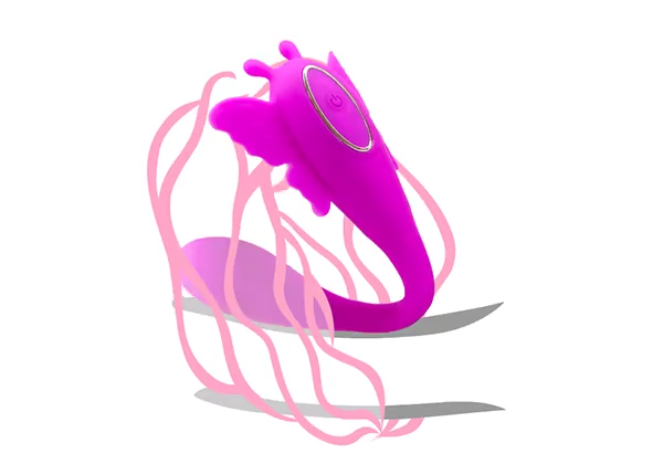 Night flight Remote control C-shape vibe for couples