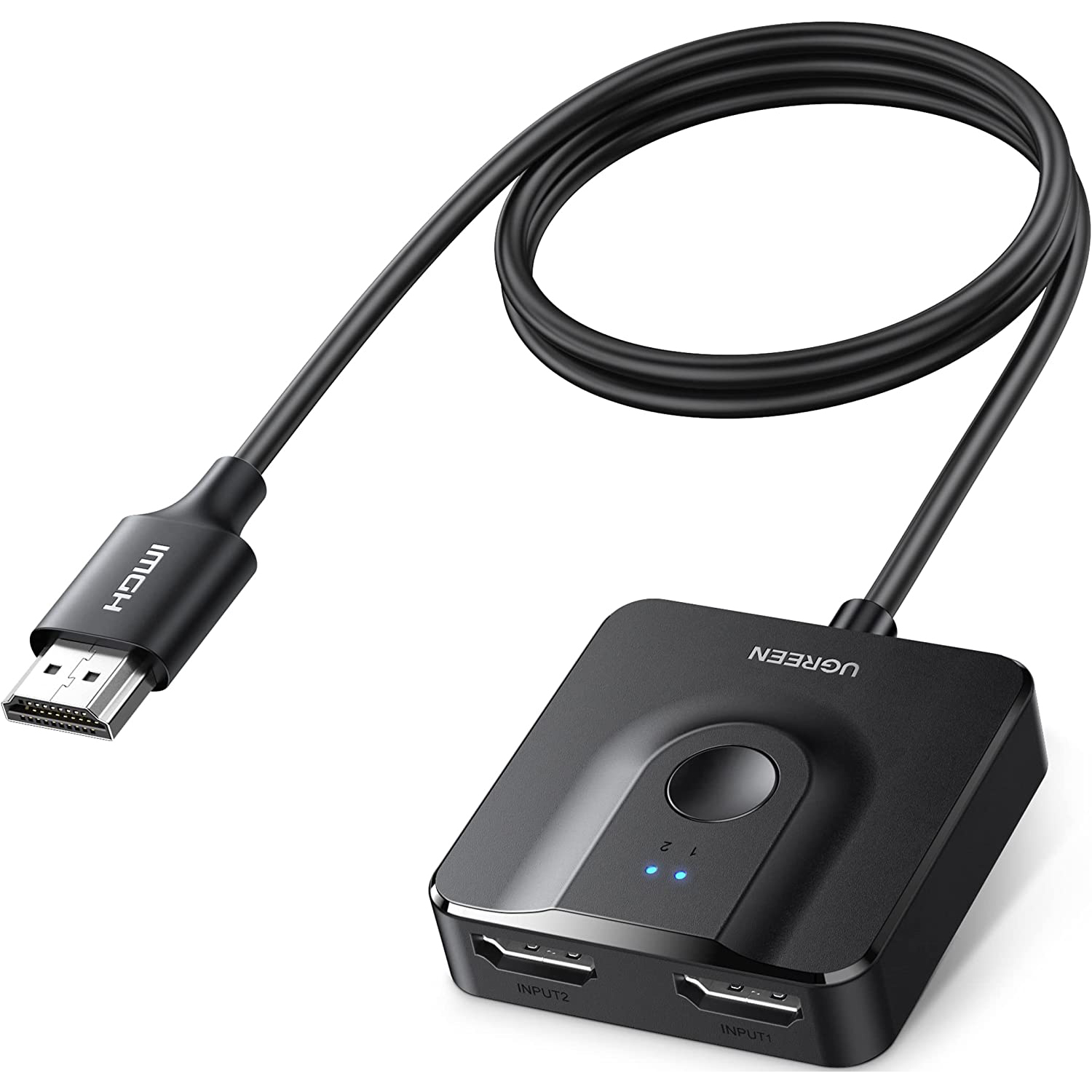 UGREEN HDMI Switch 4K@60Hz with 3.3FT HDMI Cable