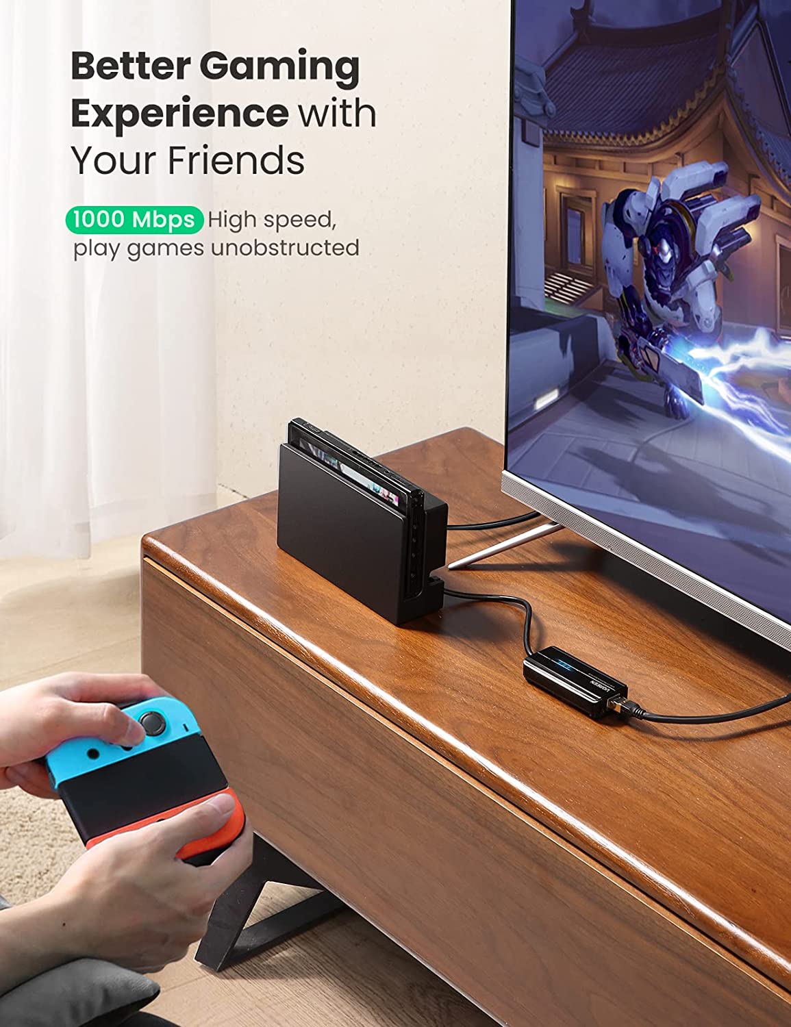 UGREEN USB 3.0 Hub Ethernet Adapter