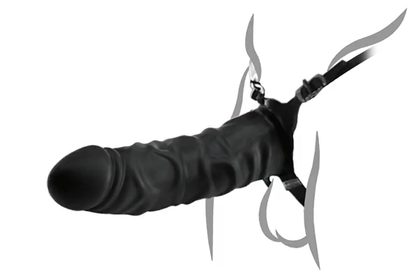 Vibrating hollow strap-on Vibrating hollow strap-on set