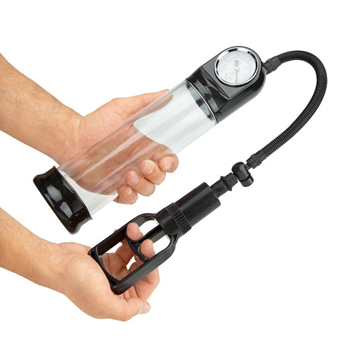 Size up with gauge Penis pump with gauge