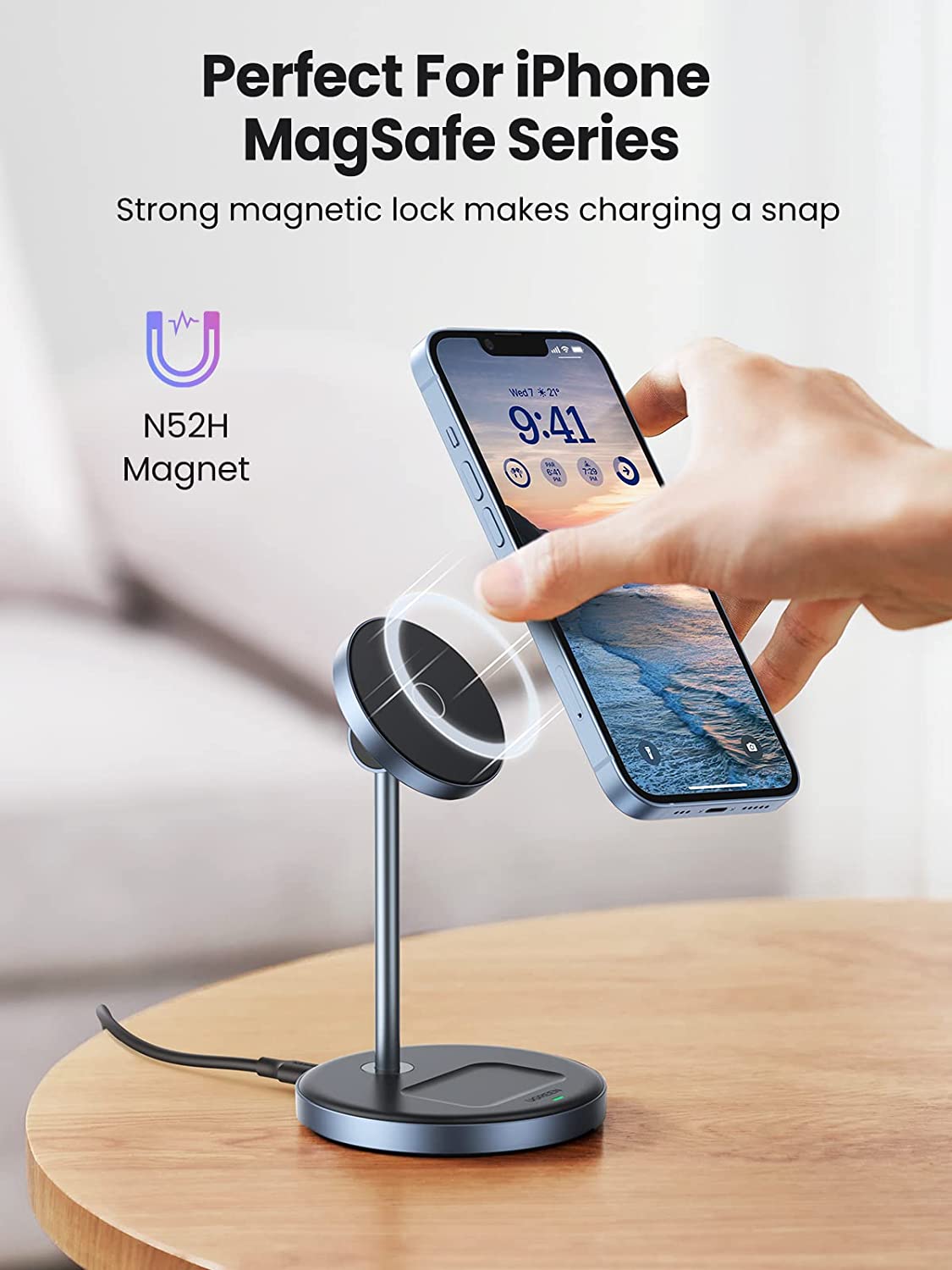 UGREEN 2-in-1 Magnetic Wireless Charging Station