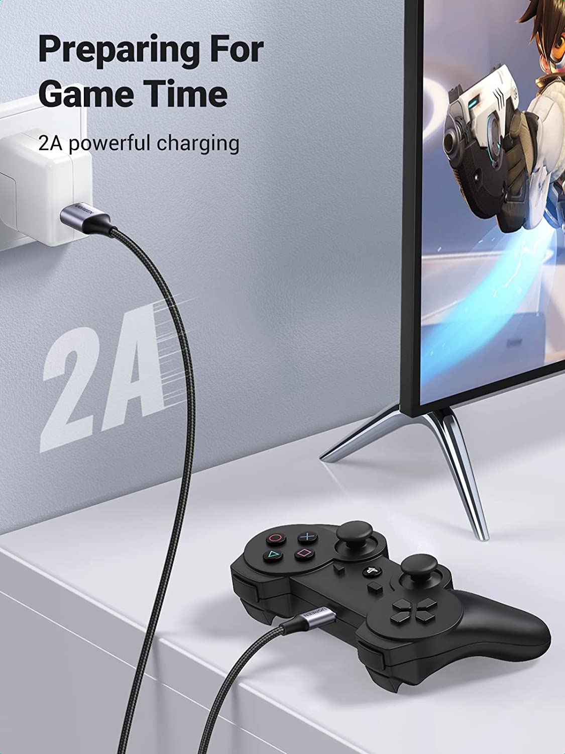 UGREEN Mini USB Cable [3ft, 2-Pack]