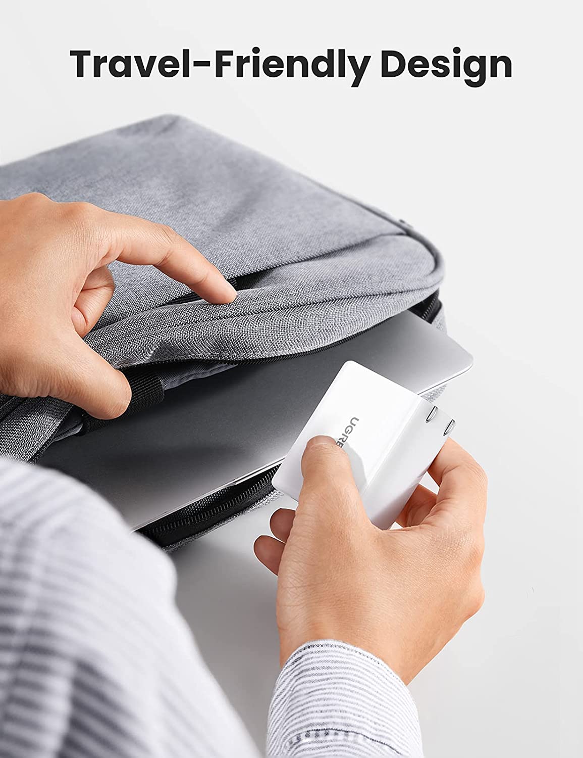 UGREEN 40W Dual Port USB C Charger Block with Foldable Plug