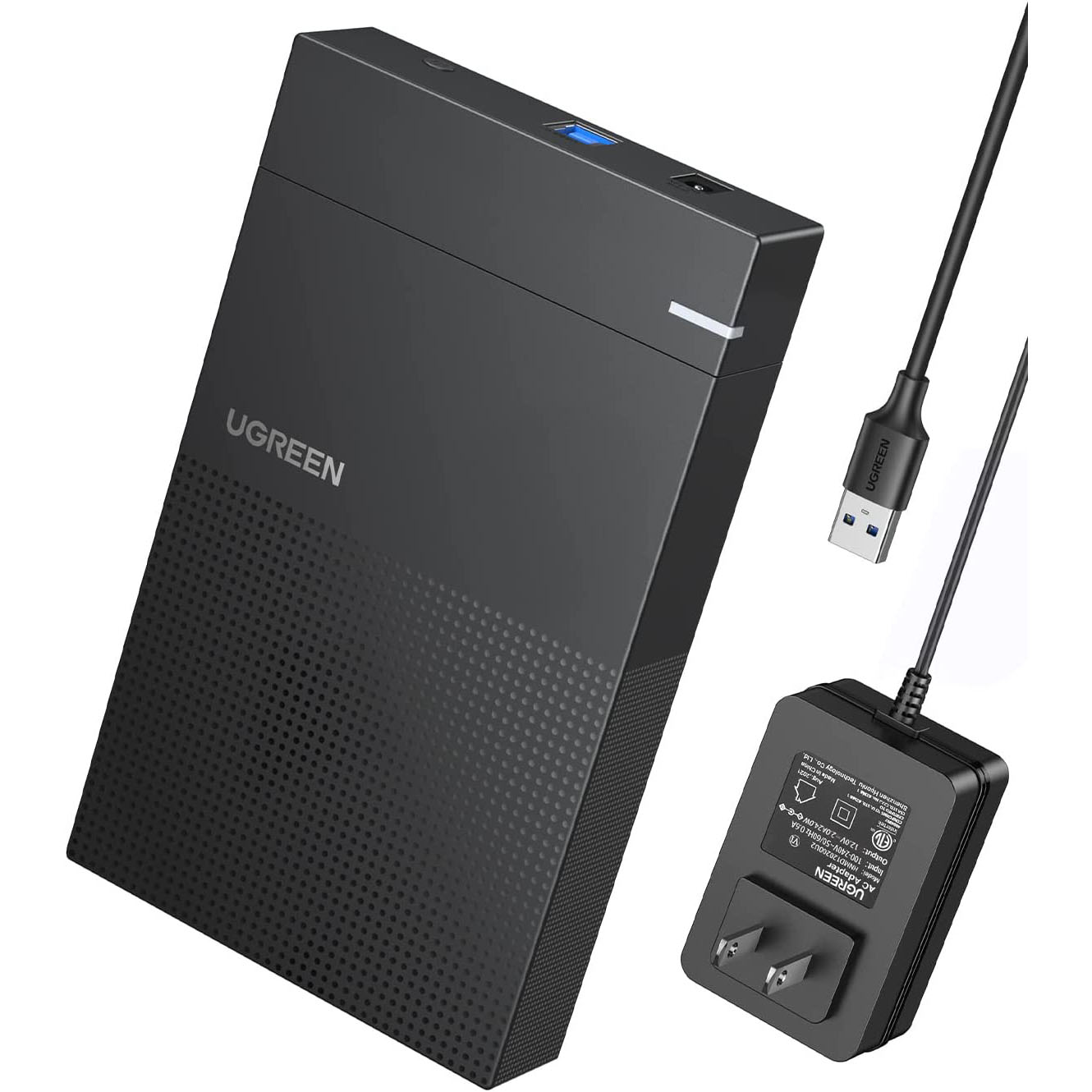 UGREEN External Hard Drive Enclosure for 3.5 2.5 Inch SATA Drives