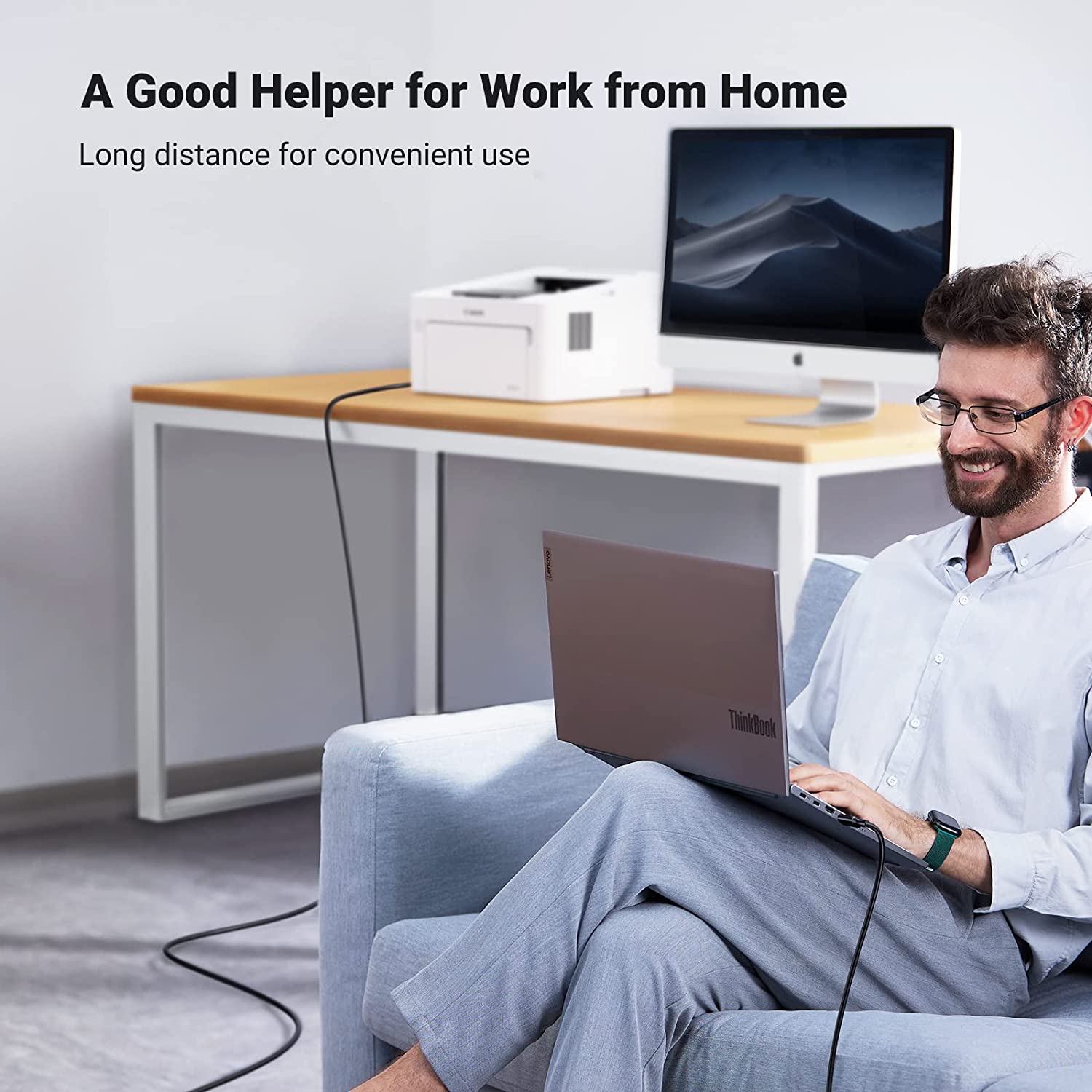 UGREEN USB Printer Cable