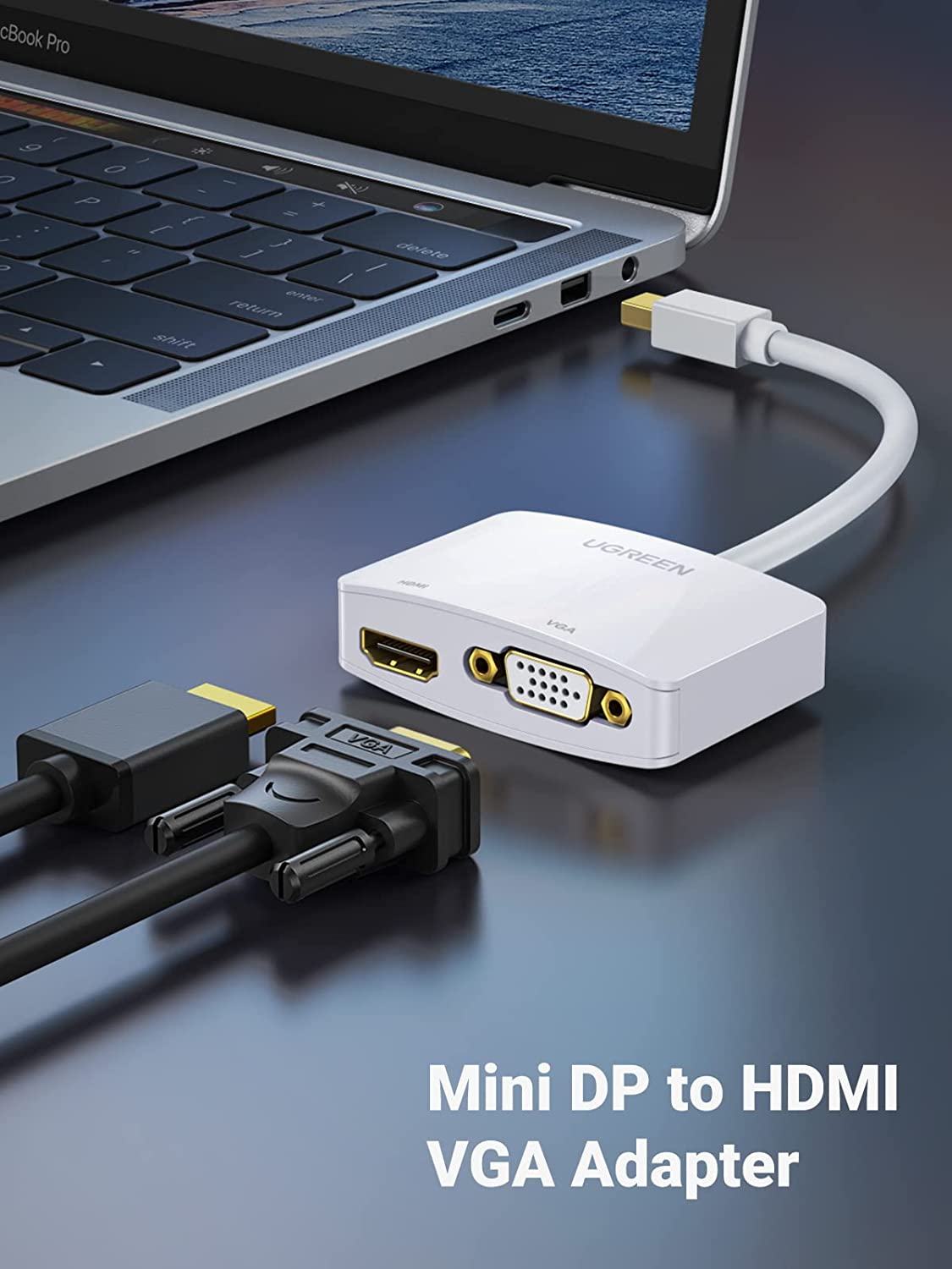 UGREEN Mini DisplayPort to HDMI VGA Adapter