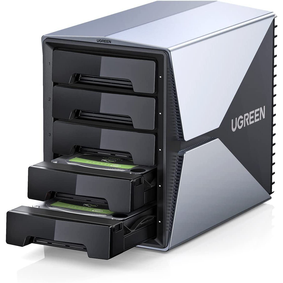 UGREEN 5 Bay USB-C to SATA HDD SSD RAID Enclosure