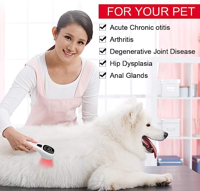 Cold Laser Human/Vet Device with LED Display Targets Joint and Muscles Directly for Pain ReliefInfrared Light(2x808nm +12X650nm)