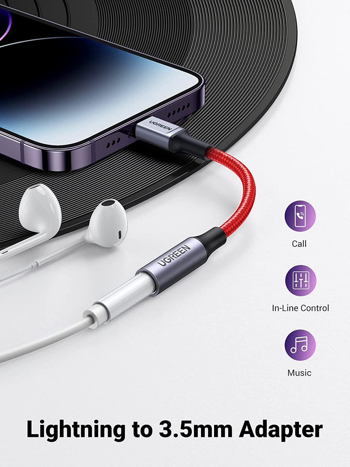 UGREEN Headphones Adapter